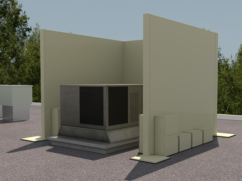 Rooftop Barrier Walls